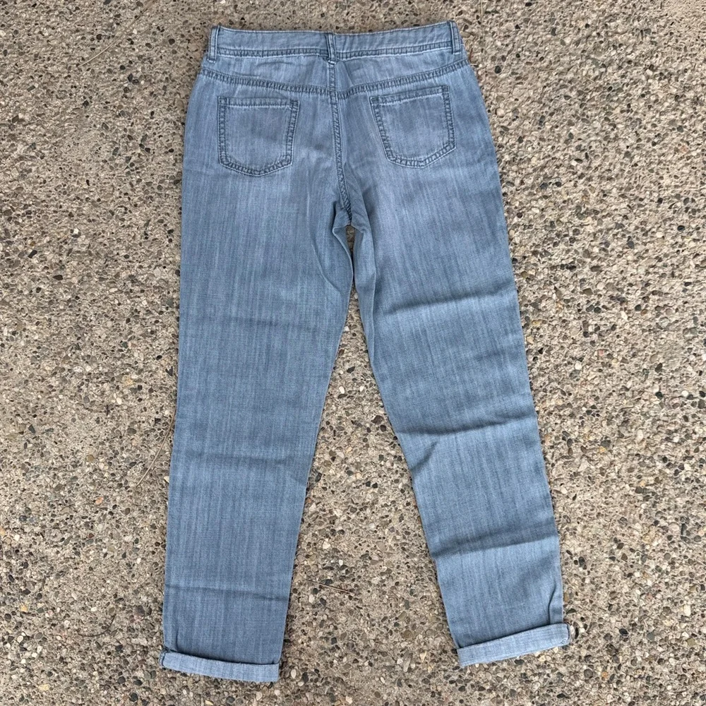 Gymboree Appliqué Embroidered Jeans Girls Size 10 Hearts Ladybug Light Wash NWOT